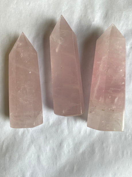 Rose Quartz Obelisk - 