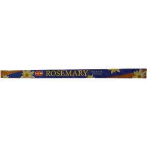 Hem Rosemary Incense Sticks in a blue and yellow box.