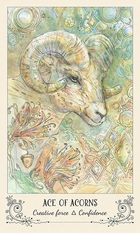 Spiritsong Tarot - Ace Acorns