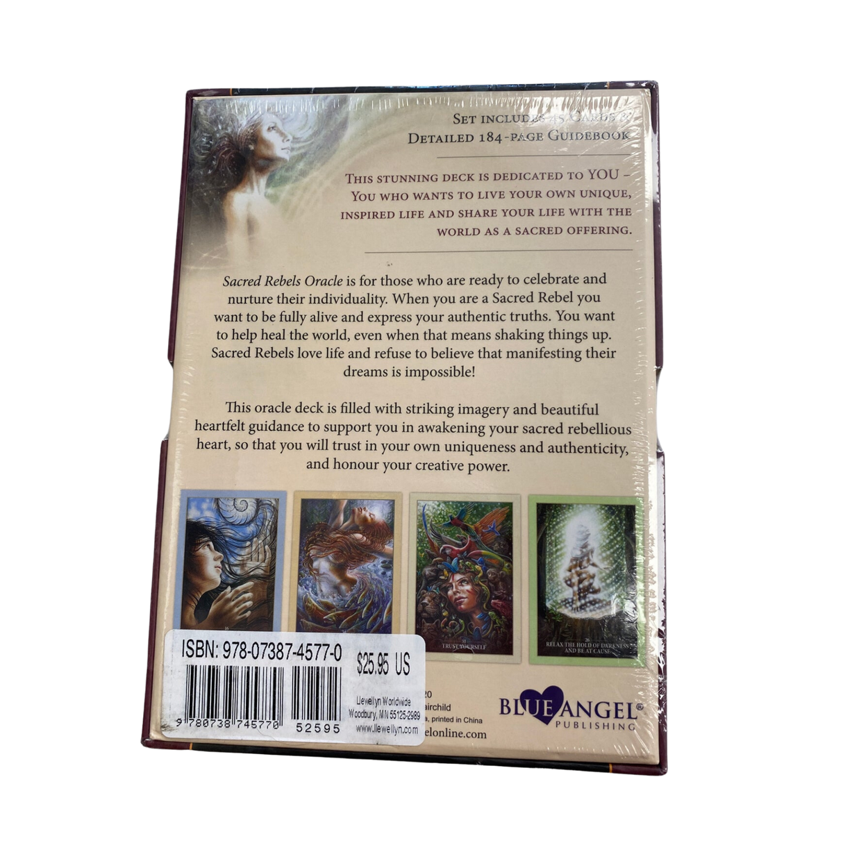 Sacred Rebels Oracle - Sacred Rebels Oracle deck back cover