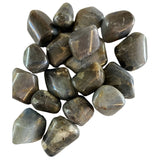 Sapphire Tumbled - Polished sapphire stones in various shades of blue.
