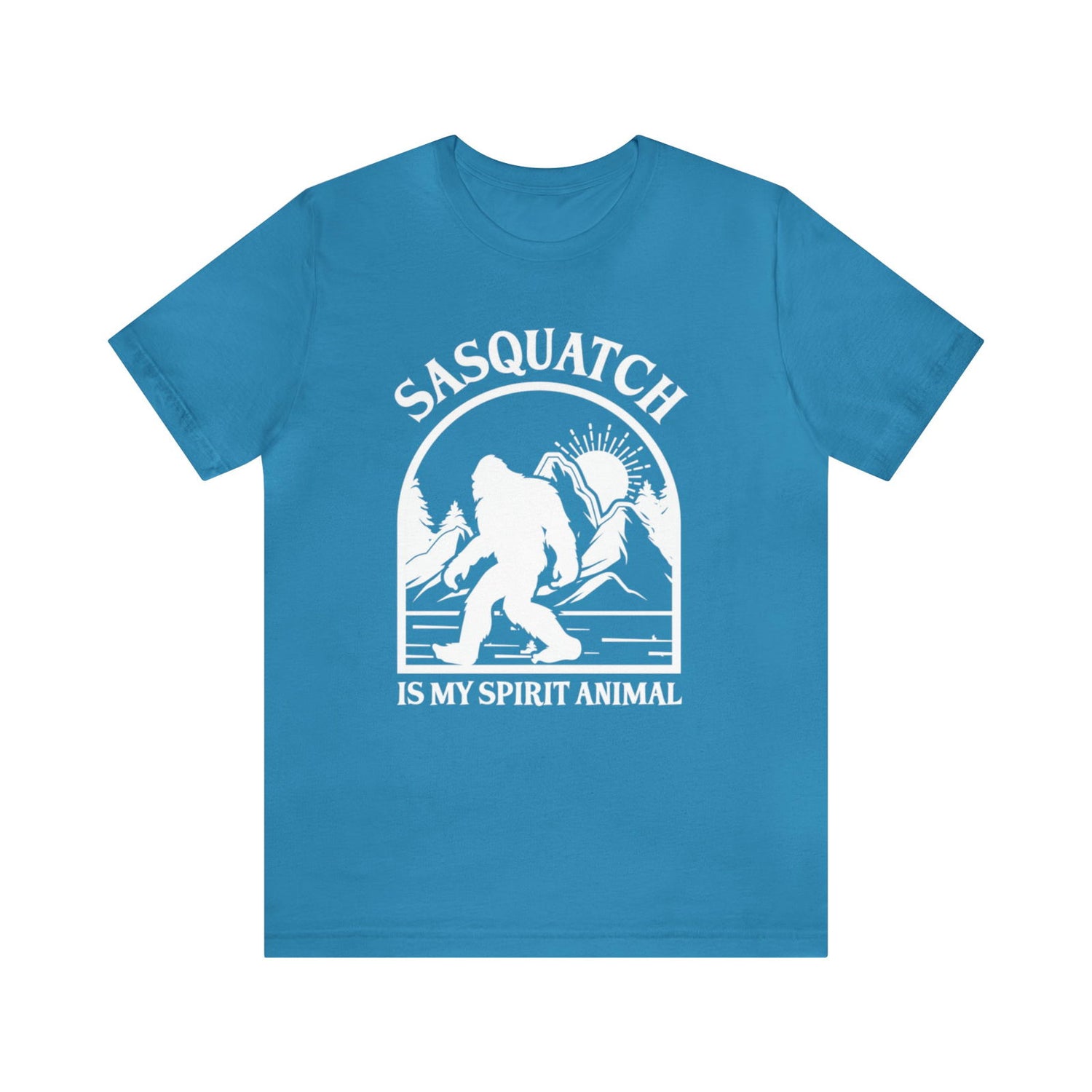 Sasquatch Is My Spirit Animal Short Sleeve Tee - 