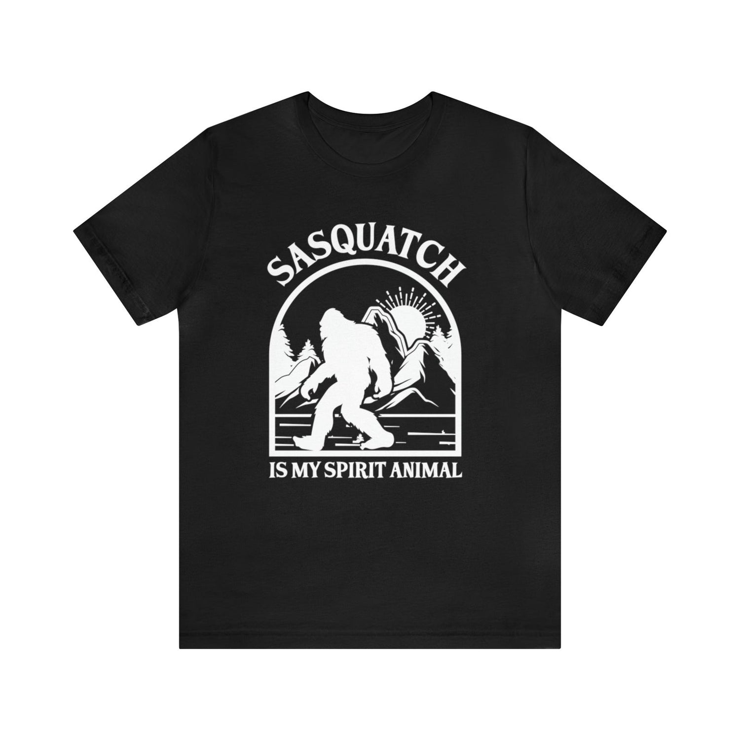 Sasquatch Is My Spirit Animal Short Sleeve Tee - 