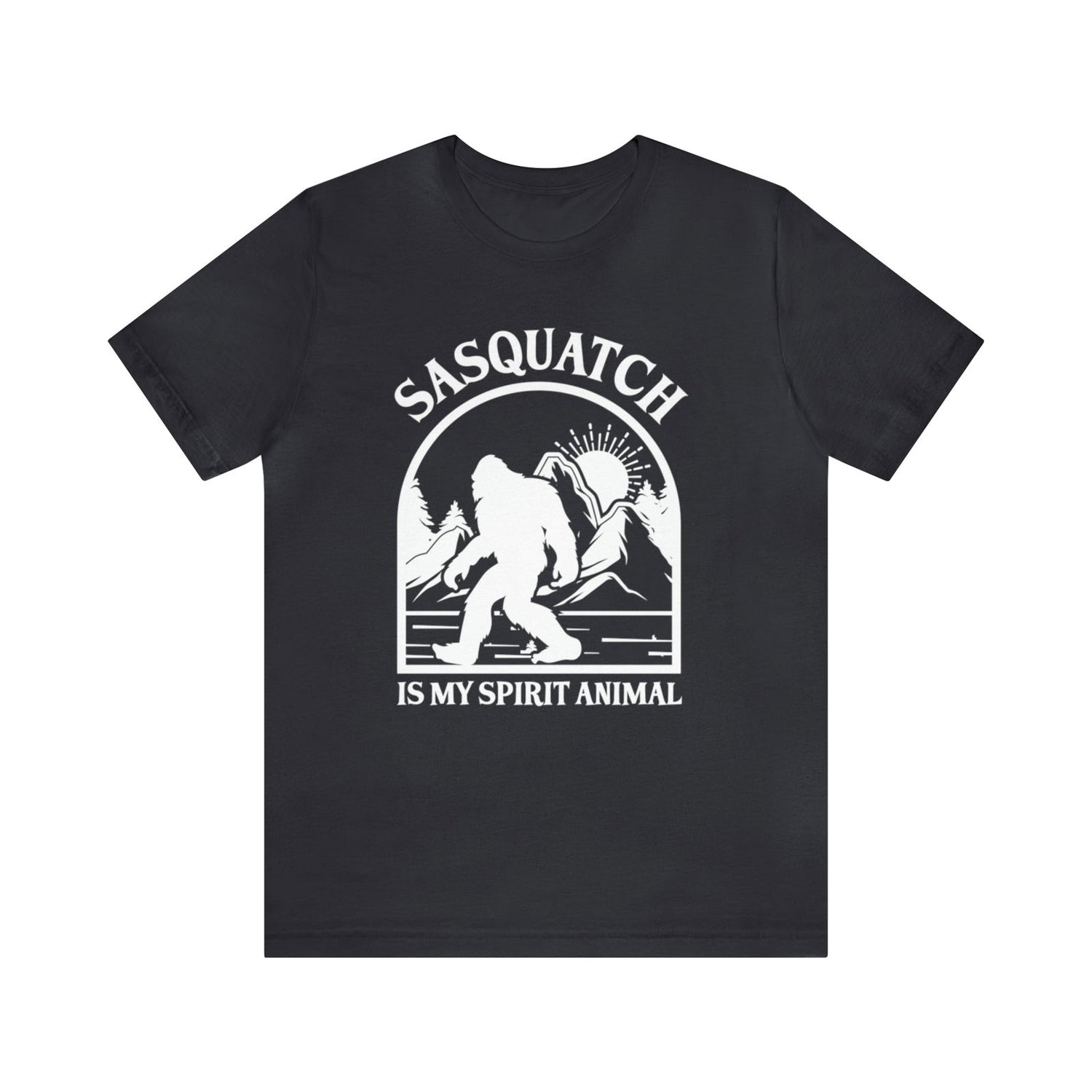 Sasquatch Is My Spirit Animal Short Sleeve Tee - 