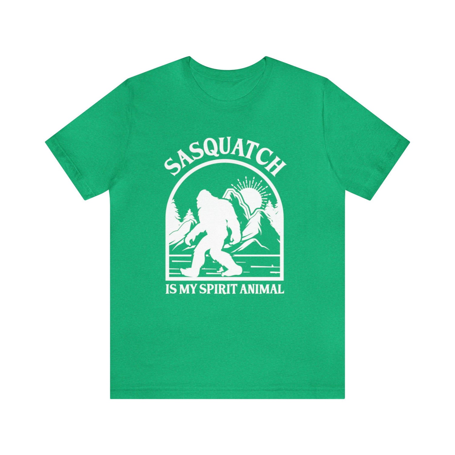 Sasquatch Is My Spirit Animal Short Sleeve Tee - 