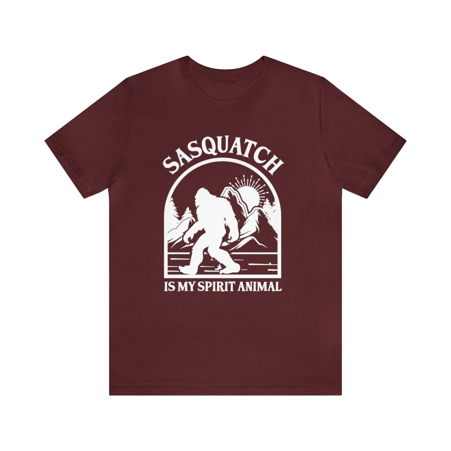 Sasquatch Is My Spirit Animal Short Sleeve Tee - 