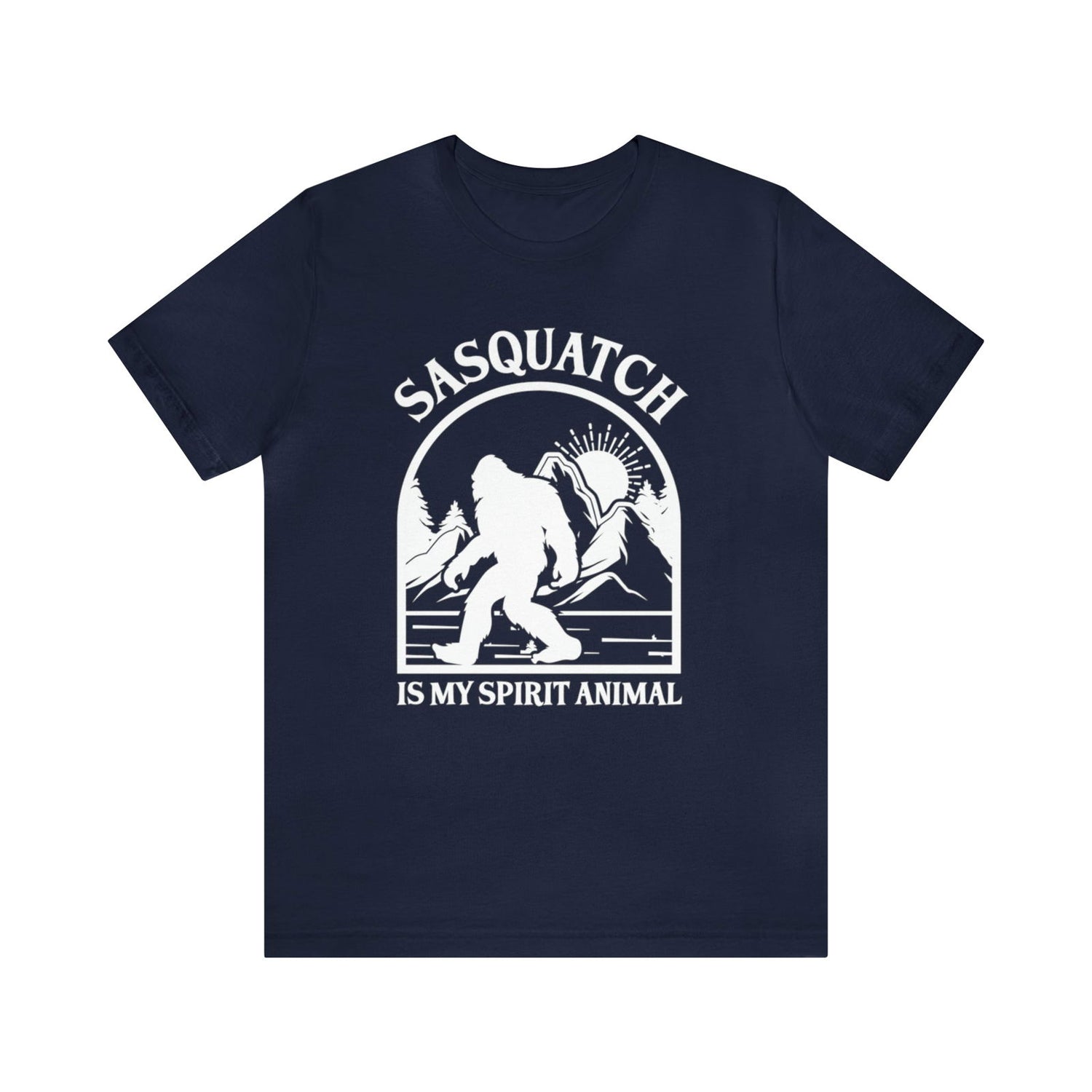 Sasquatch Is My Spirit Animal Short Sleeve Tee - 