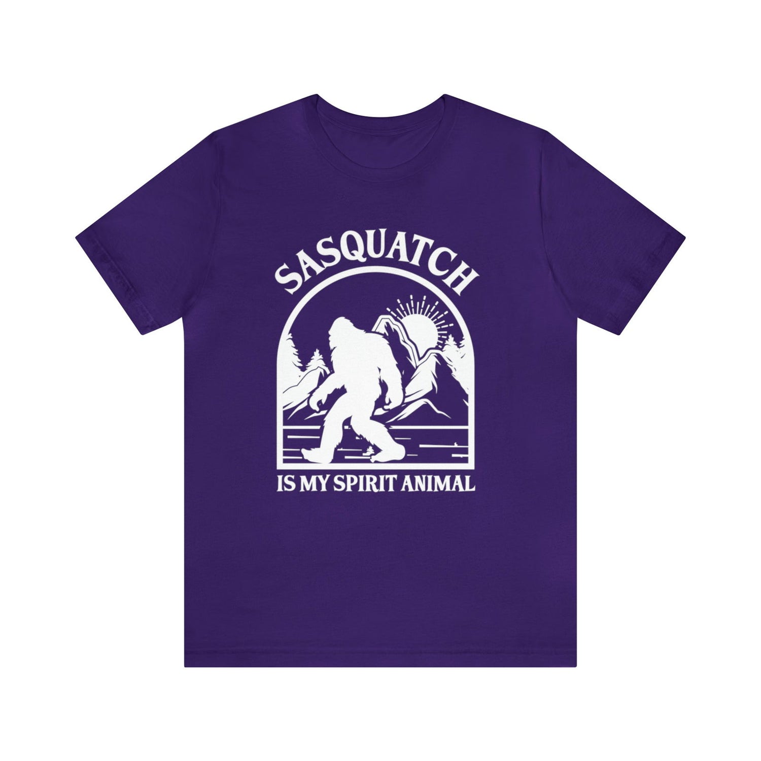Sasquatch Is My Spirit Animal Short Sleeve Tee - 