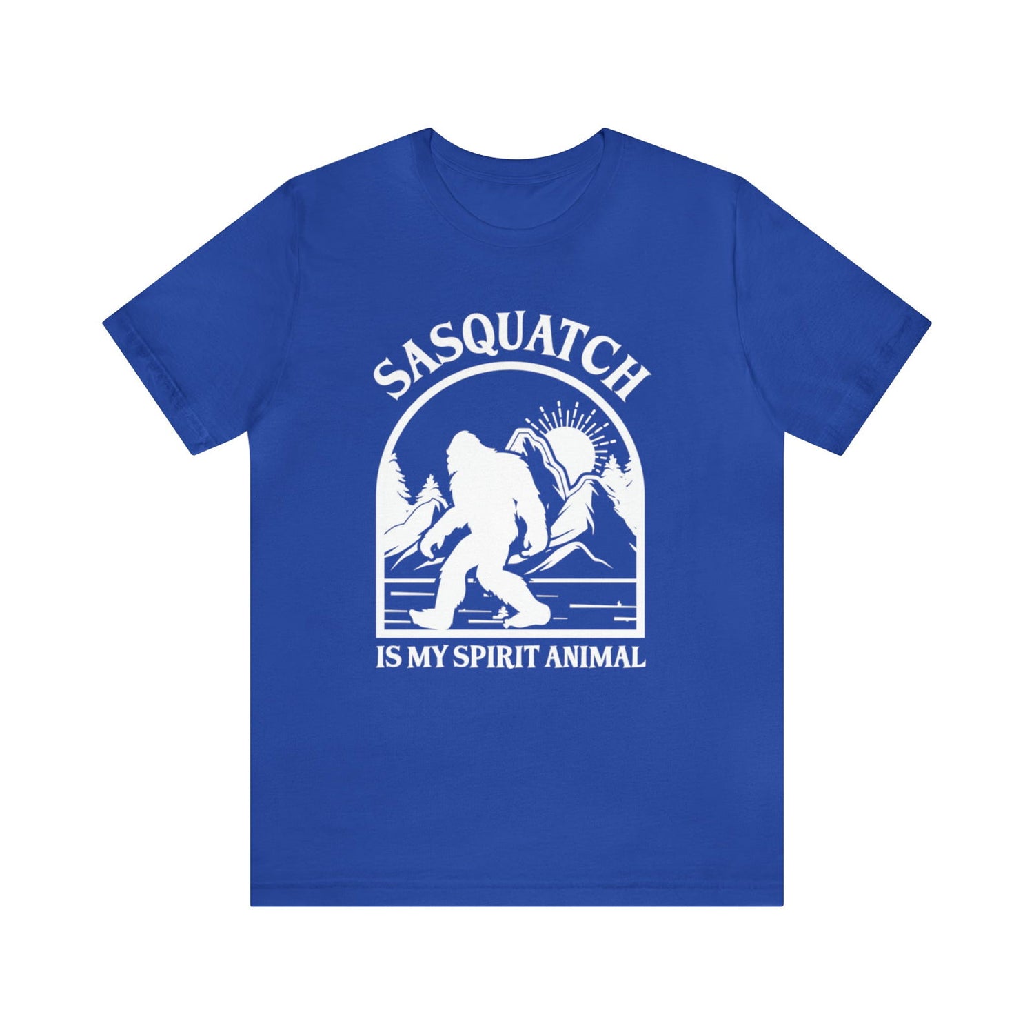 Sasquatch Is My Spirit Animal Short Sleeve Tee - 