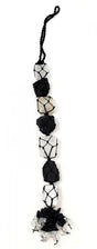 Selenite & Black Tourmaline Energy Braid - 