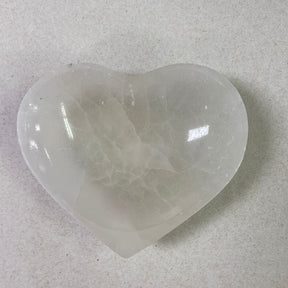 Selenite Heart Bowl - 
