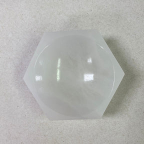 Selenite Hexagon Bowl - 