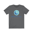 Shooting Star Short Sleeve Tee - Calm, balance, health shooting star. Bring inspiration and empowerment to your wardrobe with this Shooting Star t-shirt in asphalt color or give it as a fun gift. From merkabasolshop.com