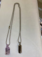 Silver Capsule Ashes Keepsake Necklace - 