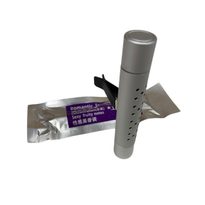 Silver Cylinder Car Vent Essential Oil Diffuser - #original_alt_text#