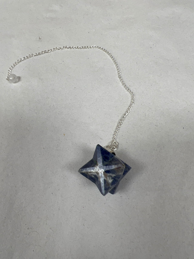 Sodalite Merkaba Pendulum - 