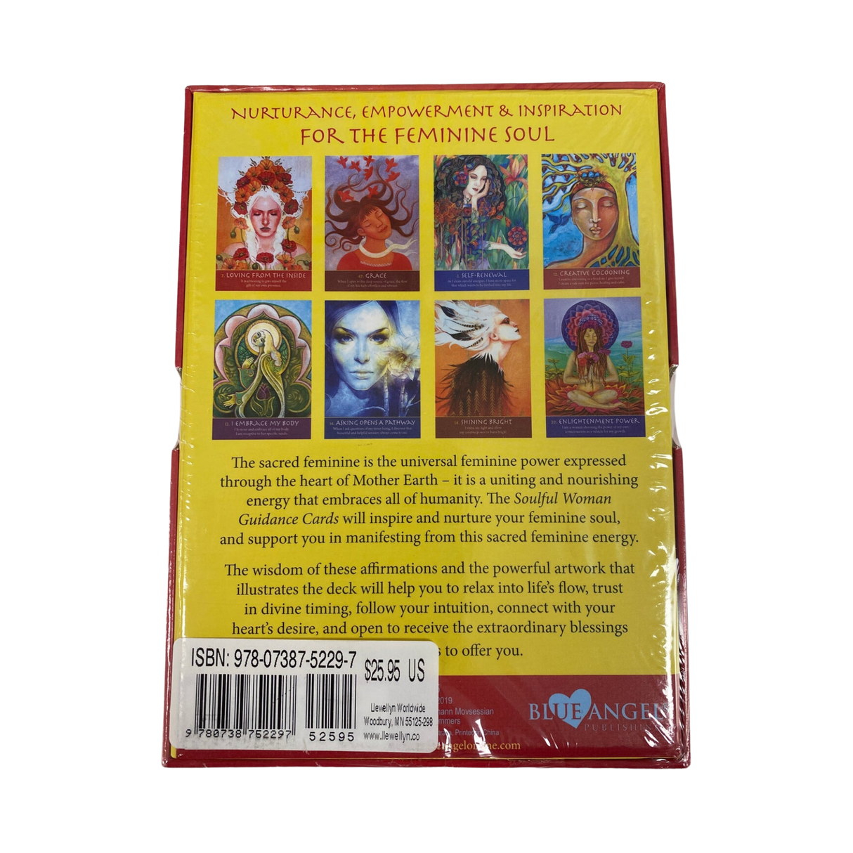 Soulful Woman Guidance Oracle Deck - Soulful Woman Guidance Oracle Deck back cover