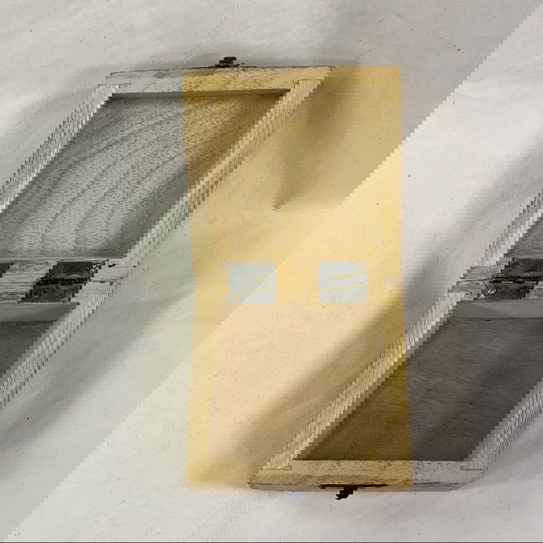 Sun Carved Wood Box 4" x 4" - 