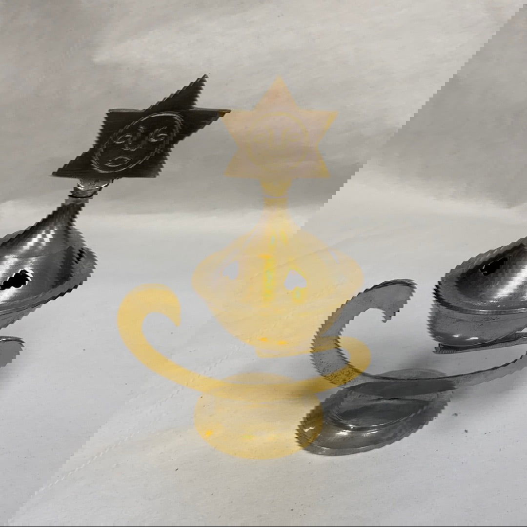 Sun Metal Celestial Charcoal Resin Incense Burner - 