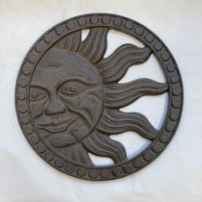 Sun Stepping Stone Cast Iron - 