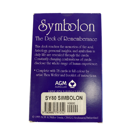 Symbolon Oracle - Symbolon Tarot deck back cover