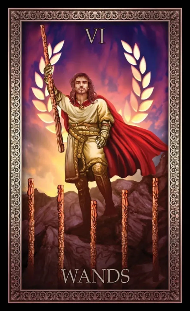 Tarot Grand Luxe - 6 of Wands