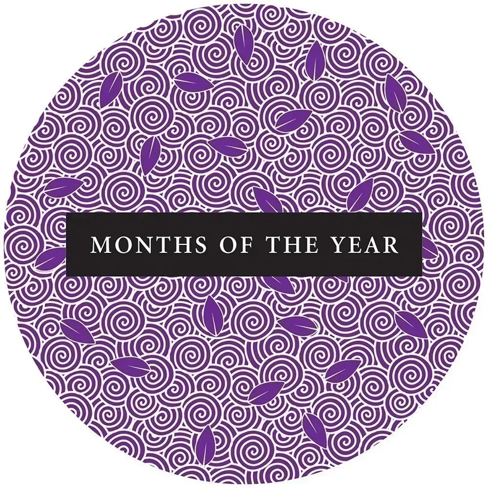 Tea Leaf Fortune Oracle Cards - Months of the Year