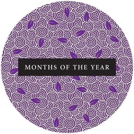 Tea Leaf Fortune Oracle Cards - Months of the Year