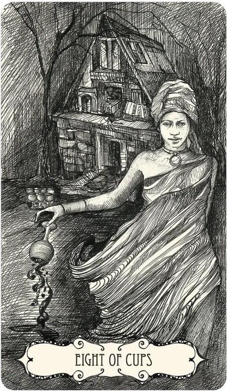 Tarot of the Abyss - 8 of Cups