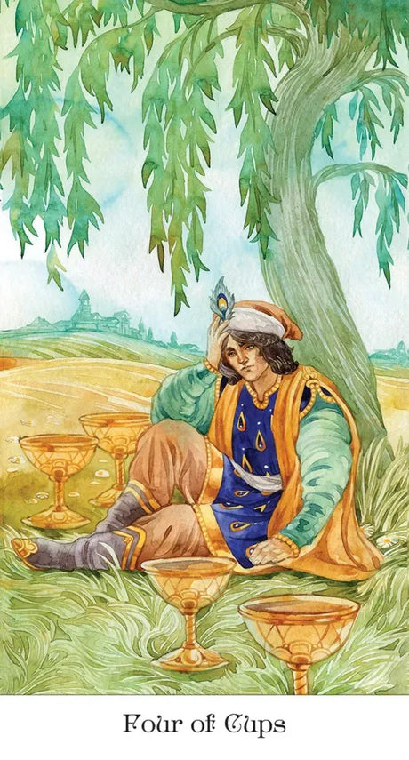 Tarot of the Golden Wheel - 4 of Cups