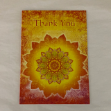 Tangerine Thanks Greeting Cards - 