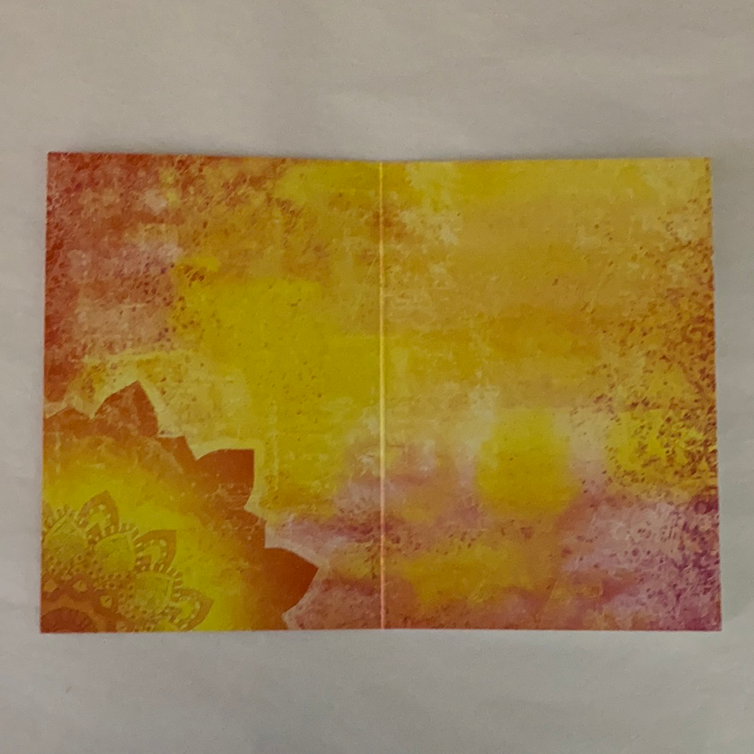 Tangerine Thanks Greeting Cards - 