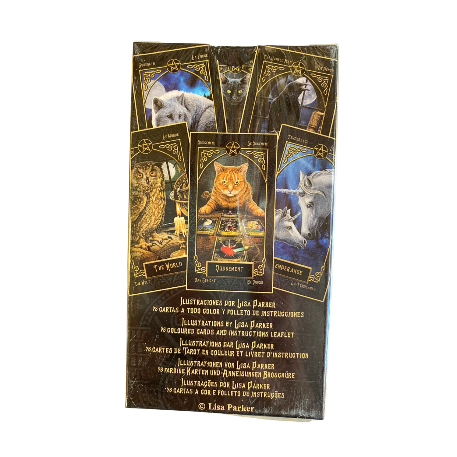 Tarot Familiars - Tarot Familiars deck back cover