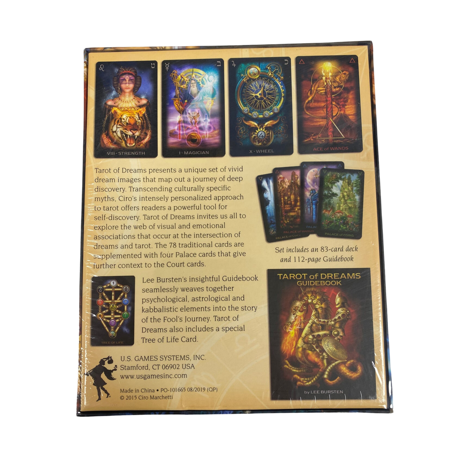 Tarot of Dreams - Tarot of Dreams deck back cover