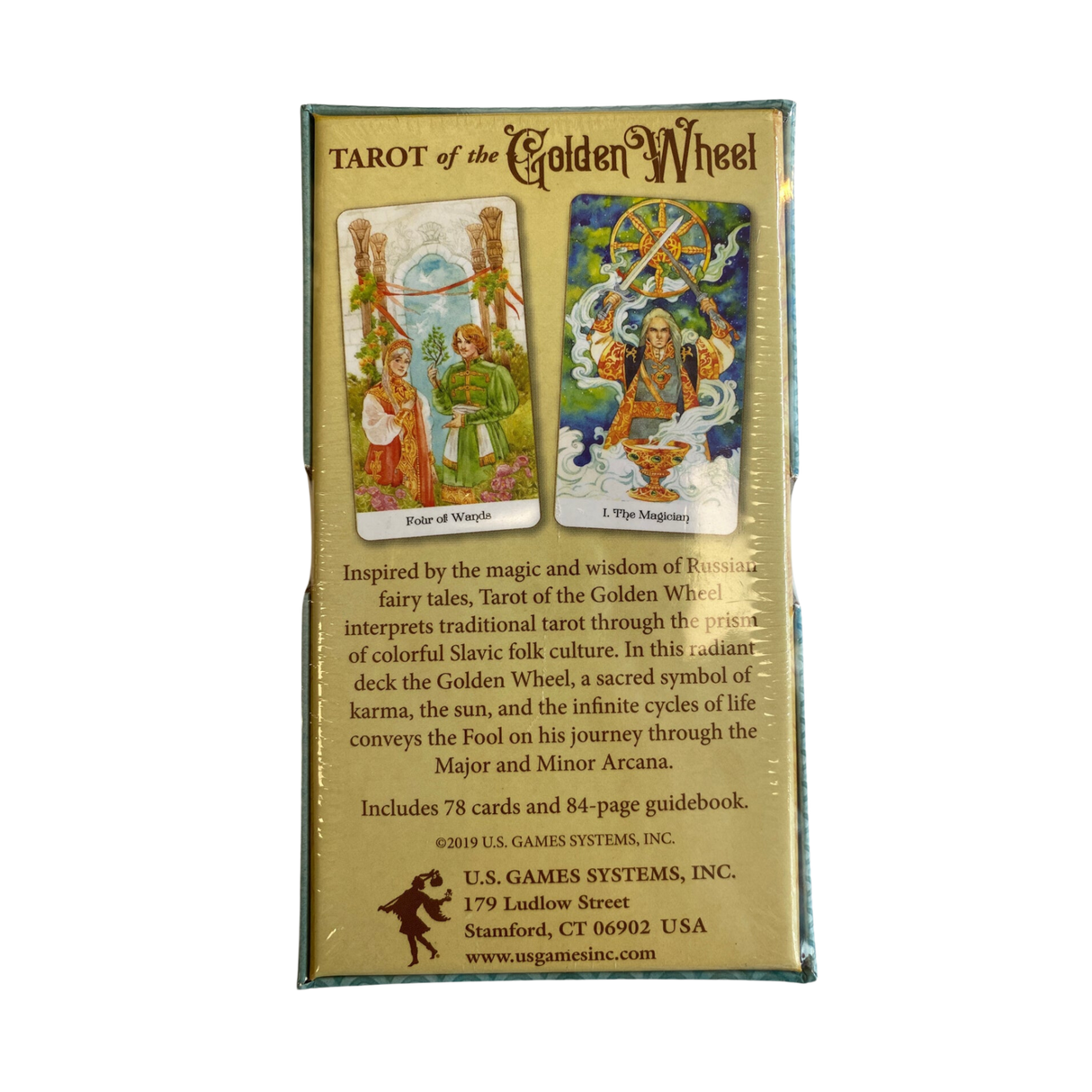 Tarot of the Golden Wheel - Tarot of the Golden Wheel deck back cover