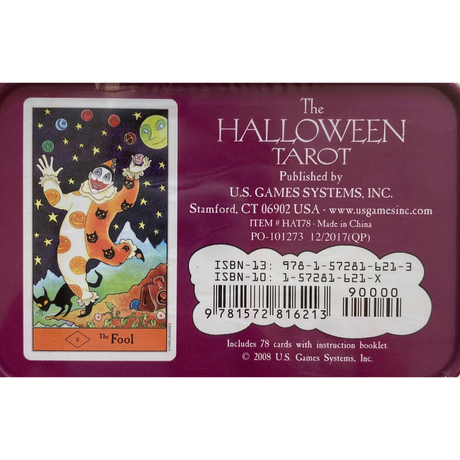 The Halloween Tarot - The Halloween Tarot deck back cover
