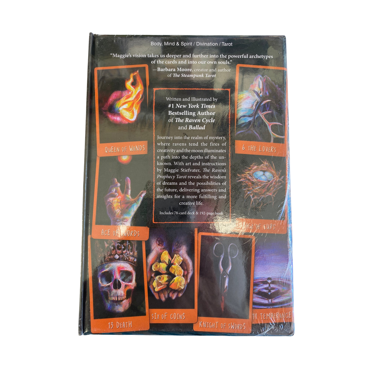 The Raven's Prophecy Tarot Deck Set - The Raven's Prophecy Tarot Deck Set back cover