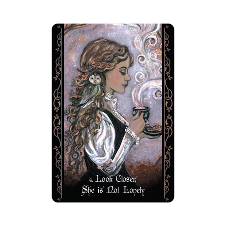 The Solitary Witch Oracle - The Solitary Witch Oracle card 4 Look closer-she is not lonely