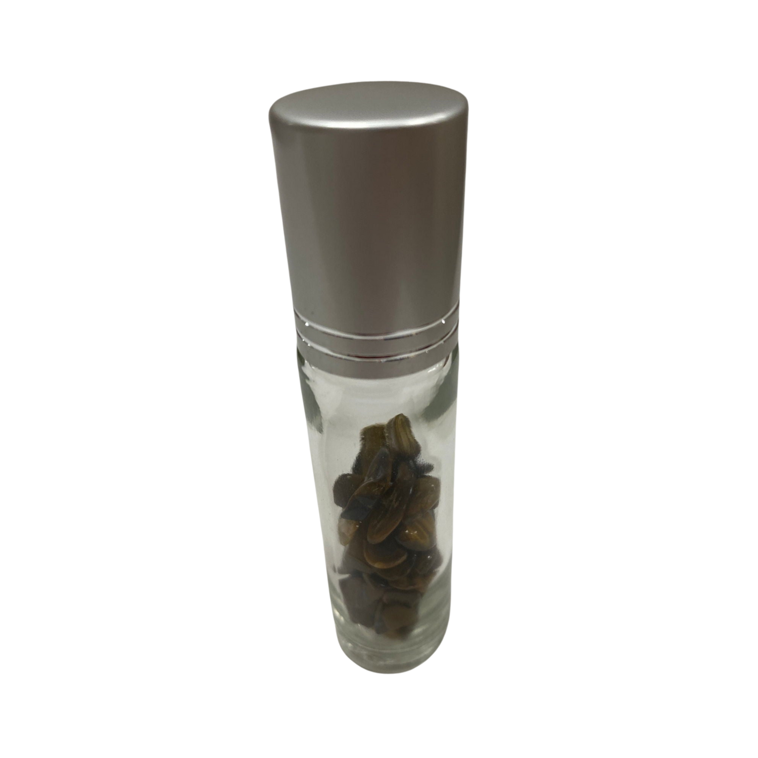 Tiger Eye Crystal Chip Oil Roller Bottle - #original_alt_text#