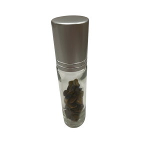 Tiger Eye Crystal Chip Oil Roller Bottle - #original_alt_text#