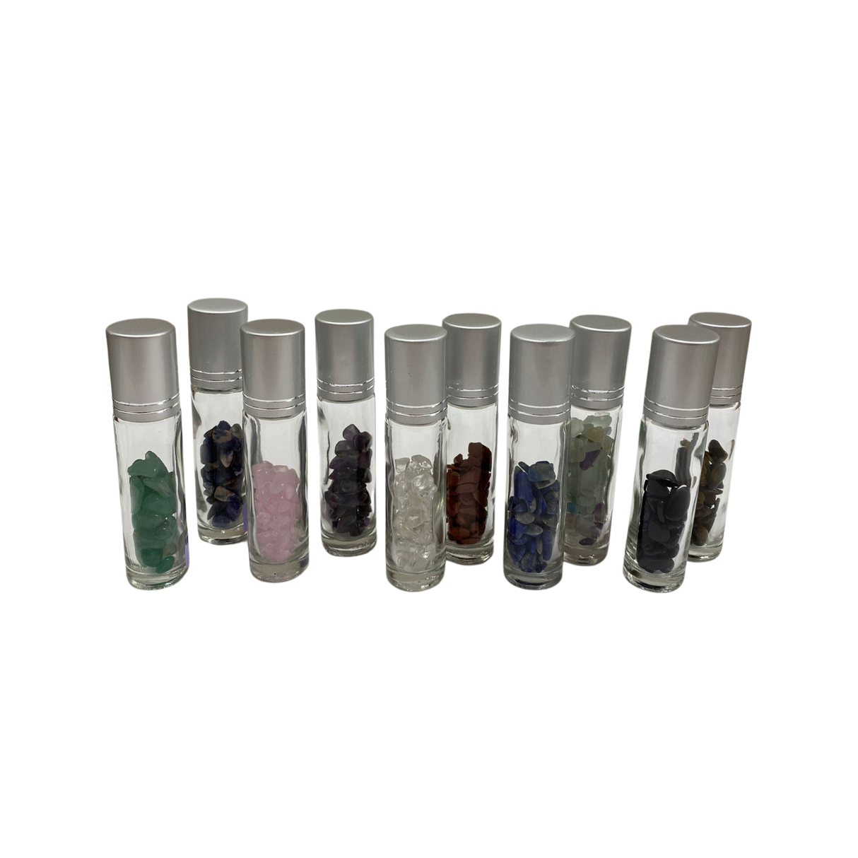 Tiger Eye Crystal Chip Oil Roller Bottle - #original_alt_text#