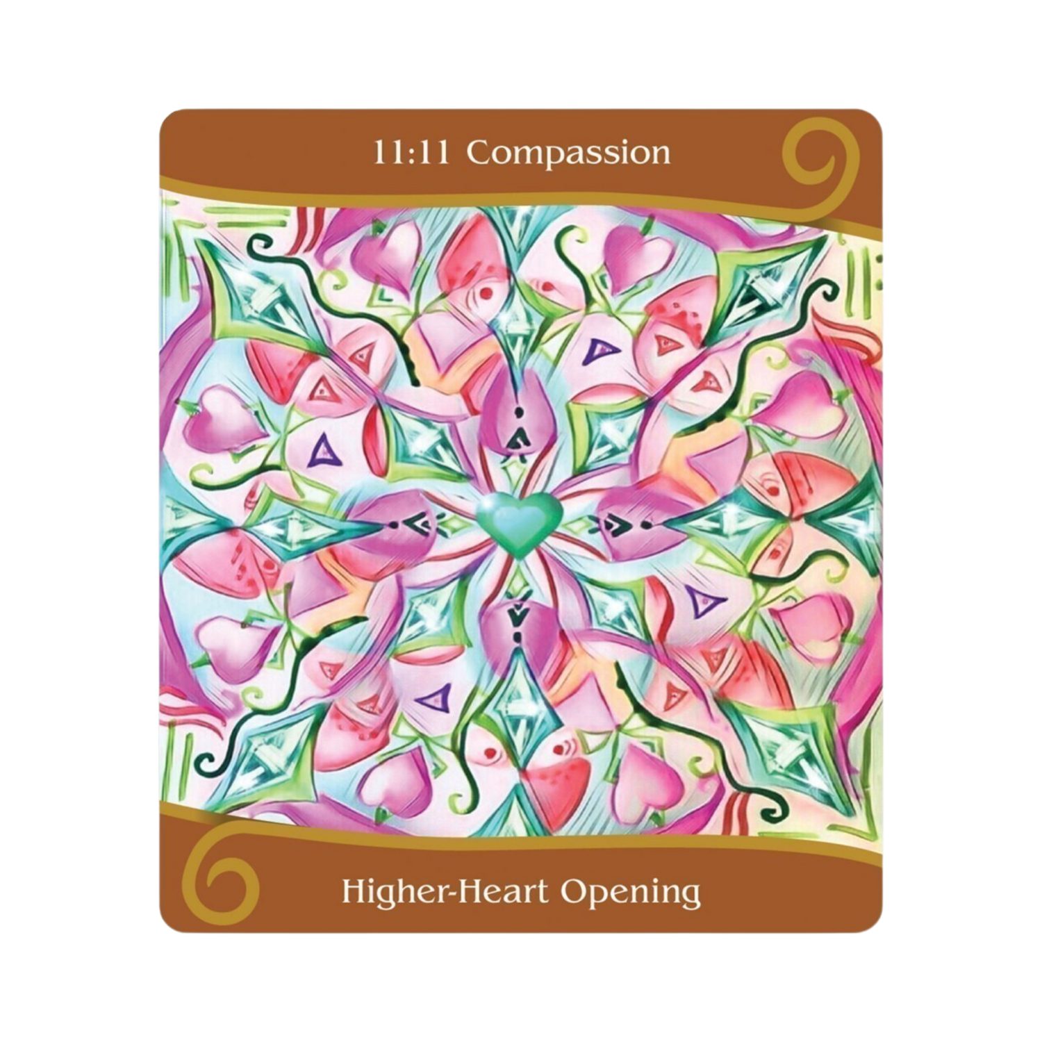 Twin Flame Ascension Oracle - Twin Flame Ascension Oracle Card 11:11 Compassion - Higher-Heart Opening