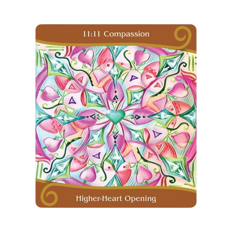 Twin Flame Ascension Oracle - Twin Flame Ascension Oracle Card 11:11 Compassion - Higher-Heart Opening