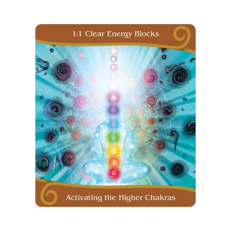 Twin Flame Ascension Oracle - Twin Flame Ascension Oracle Card 1:1 Clear Energy Blocks - Activating the Higher Chakras