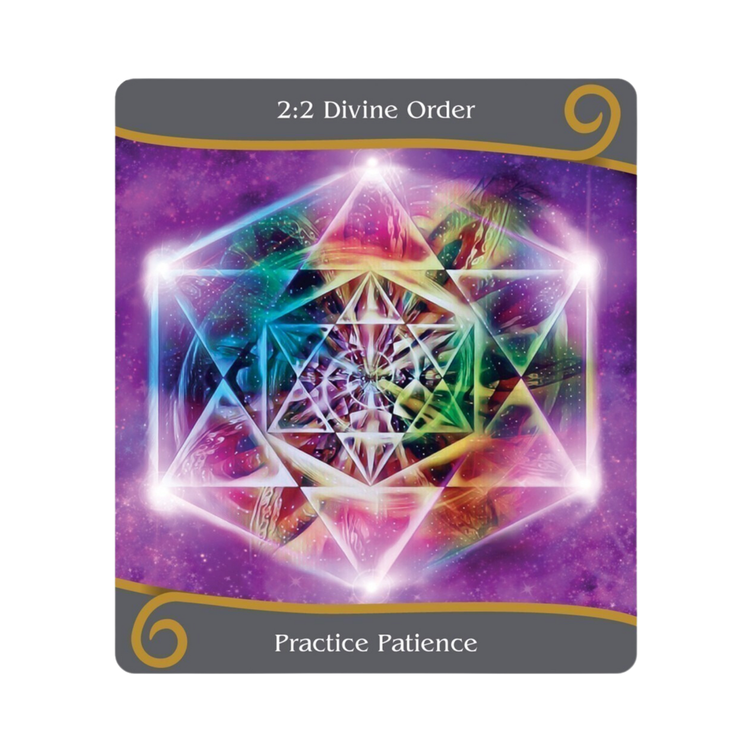 Twin Flame Ascension Oracle - Twin Flame Ascension Oracle Card 2:2 Divine Order - Practice Patience