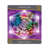 Twin Flame Ascension Oracle - Twin Flame Ascension Oracle Card 2:2 Divine Order - Practice Patience