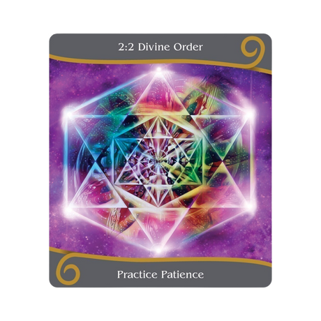 Twin Flame Ascension Oracle - Twin Flame Ascension Oracle Card 2:2 Divine Order - Practice Patience