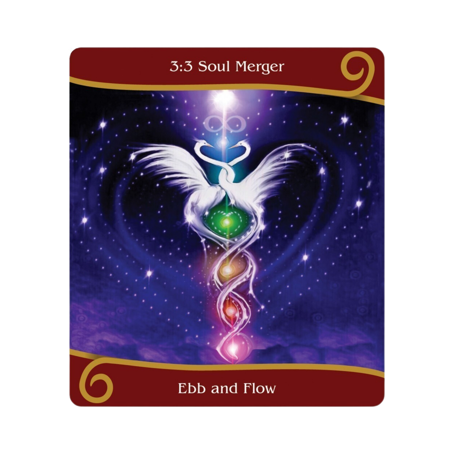 Twin Flame Ascension Oracle - Twin Flame Ascension Oracle Card 3:3 Soul Merger - Ebb and Flow