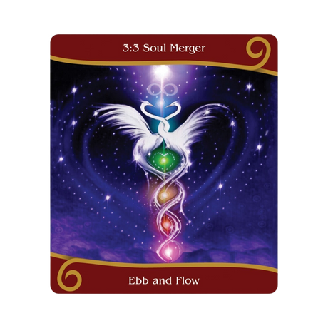 Twin Flame Ascension Oracle - Twin Flame Ascension Oracle Card 3:3 Soul Merger - Ebb and Flow