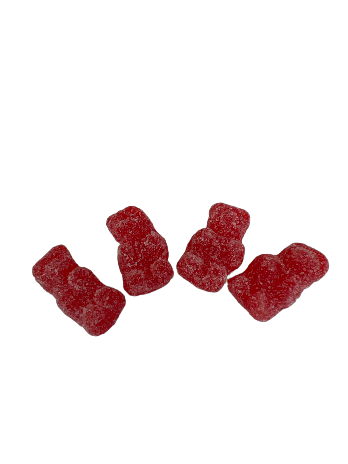Unbearably Hot Cinnamon Bears - Small red bear shaped gummies with sugar coating 